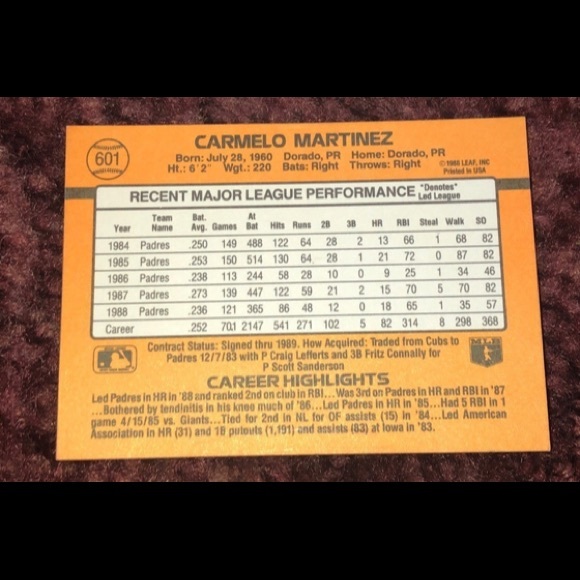 Baseball Error Card - Picture 2 of 3